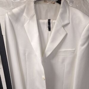 Kids White Blazer Set